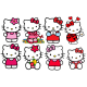 7128 vafa Hello Kitty 30x20cm